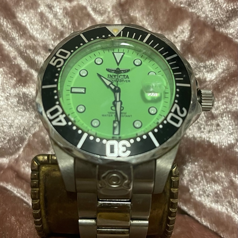 Invicta Stainless Steel Diver Watch